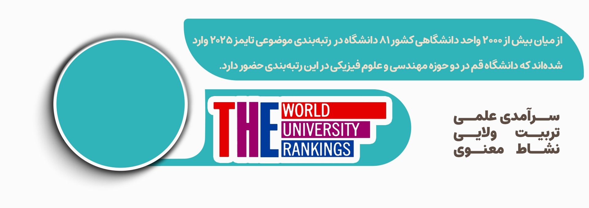رتبه بندی موضوعی تایمز 2025